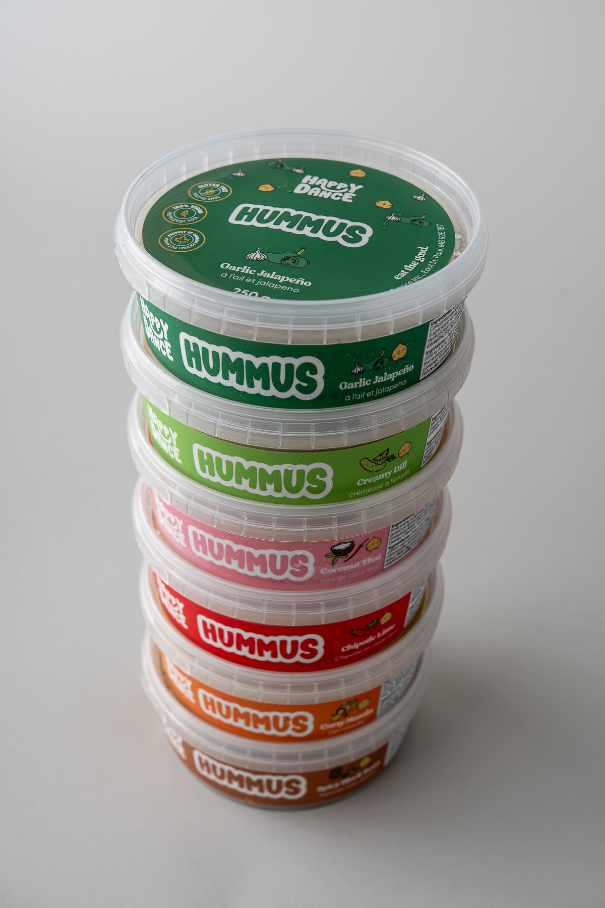 Happy Special 6-Pack Hummus - Happy Dance Variety Pack