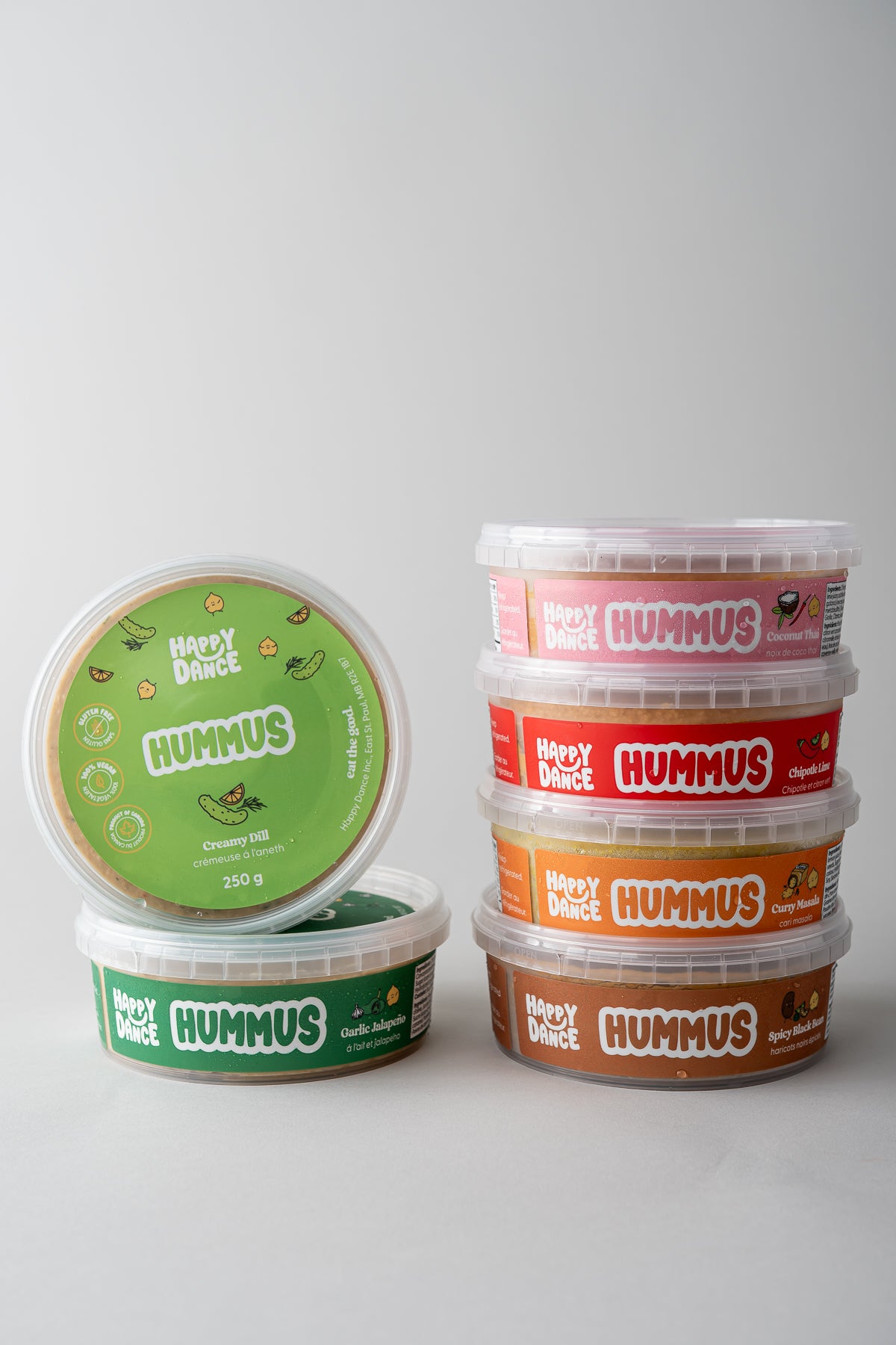 Happy Special 6-Pack Hummus - Happy Dance Variety Pack