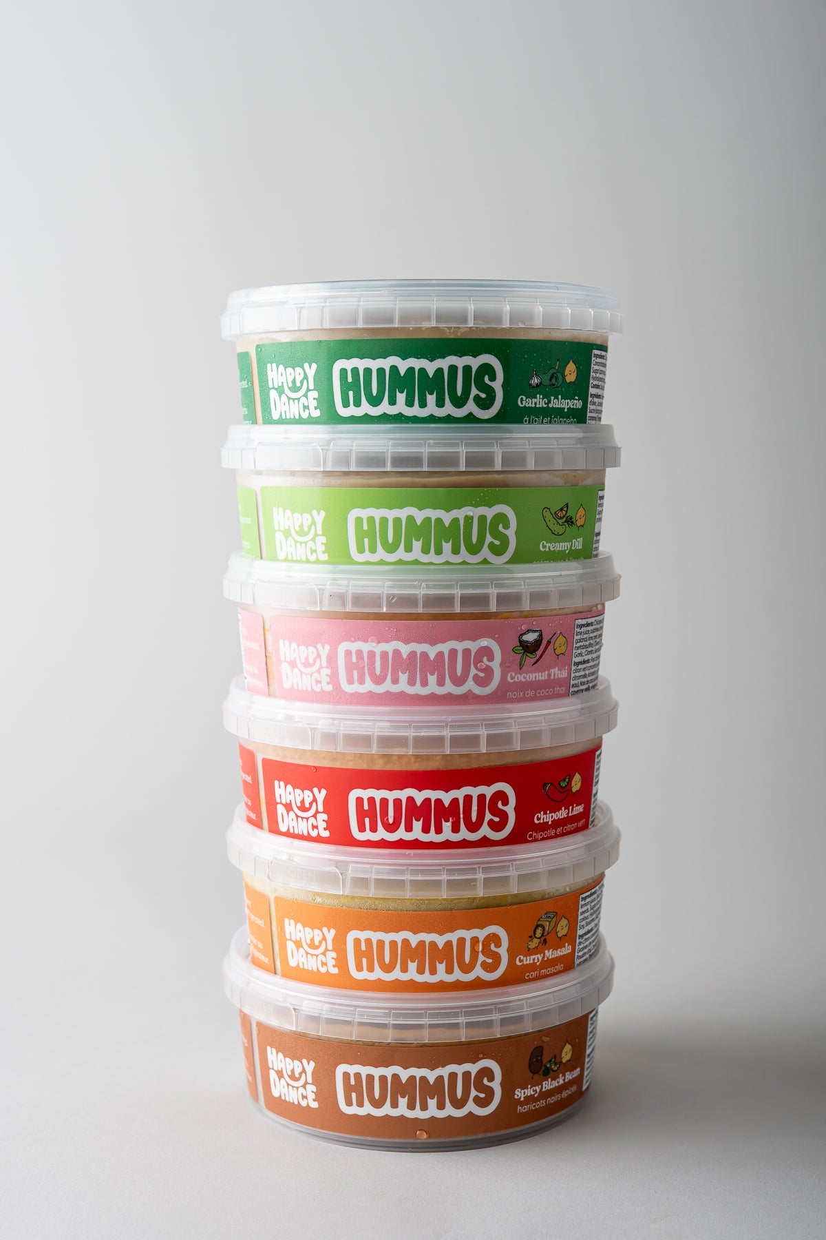 Happy Special 6-Pack Hummus - Happy Dance Variety Pack